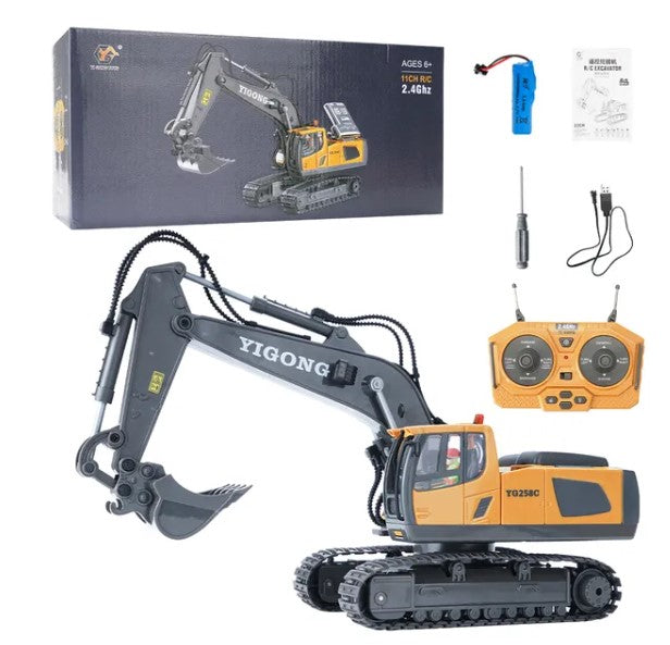 Remote Control Excavator – Backhoe Toy