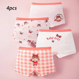 Set of 4 Boxer Briefs 100% Cotton