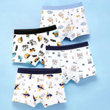 Set of 4 Kids Underwear 100% Cotton