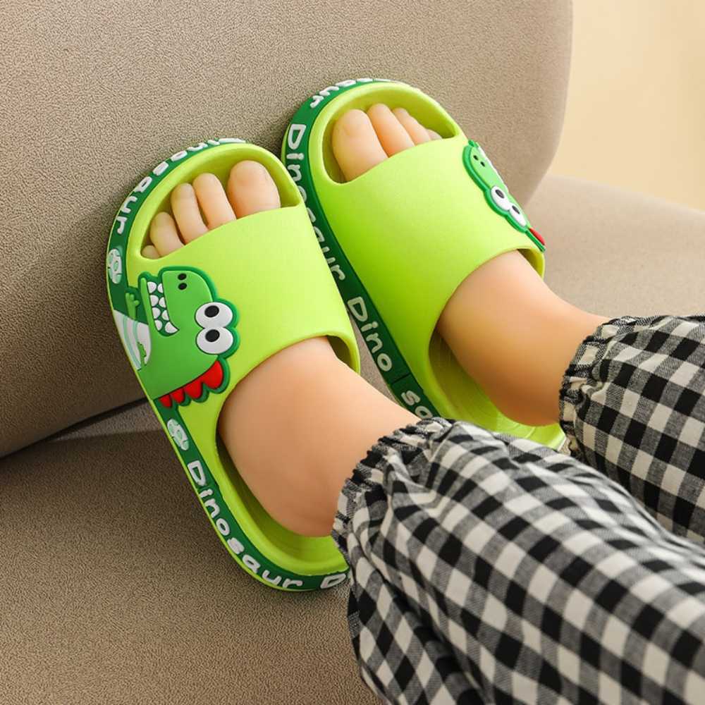 Kids' Dino Cloud Flip-Flops