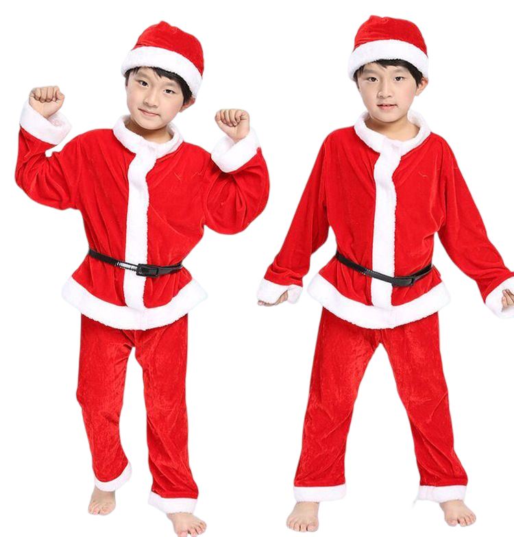 Kids Santa Claus Costume for Boys + Accessories