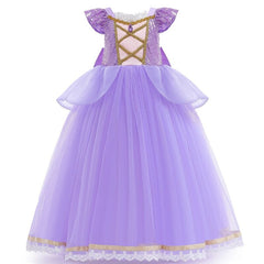 Vestido Fantasia Rapunzel Premium