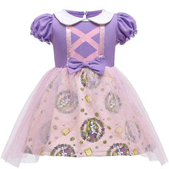 Vestido Fantasia Rapunzel Princesa - Infantil