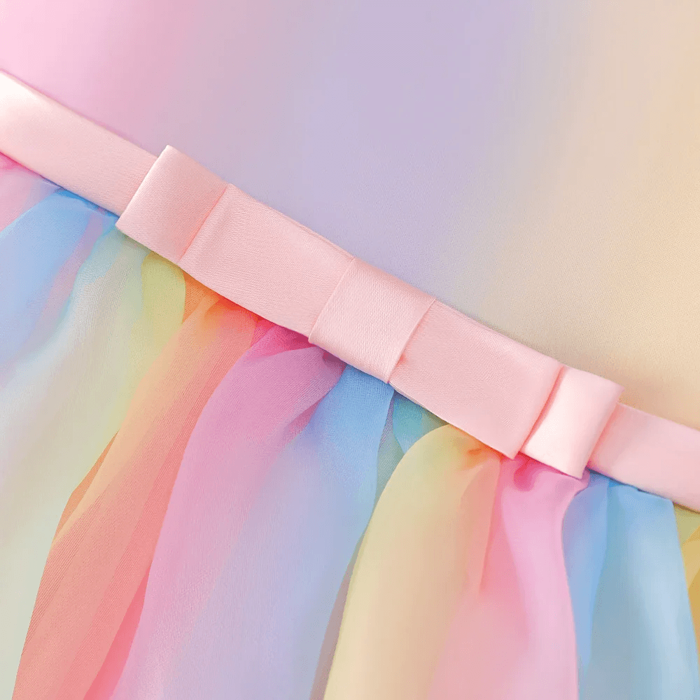 Colorful Kids Dress for Birthdays and Parties