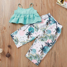 Carregar imagem no visualizador da galeria, Conjunto Cropped e Calça Pantacourt - Tamanhos de 1 a 5 anos
