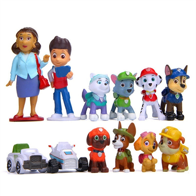Paw Patrol Figures Kit – 12 Units
