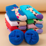 Kit with 5 Pairs of Unisex Plush Kids Socks