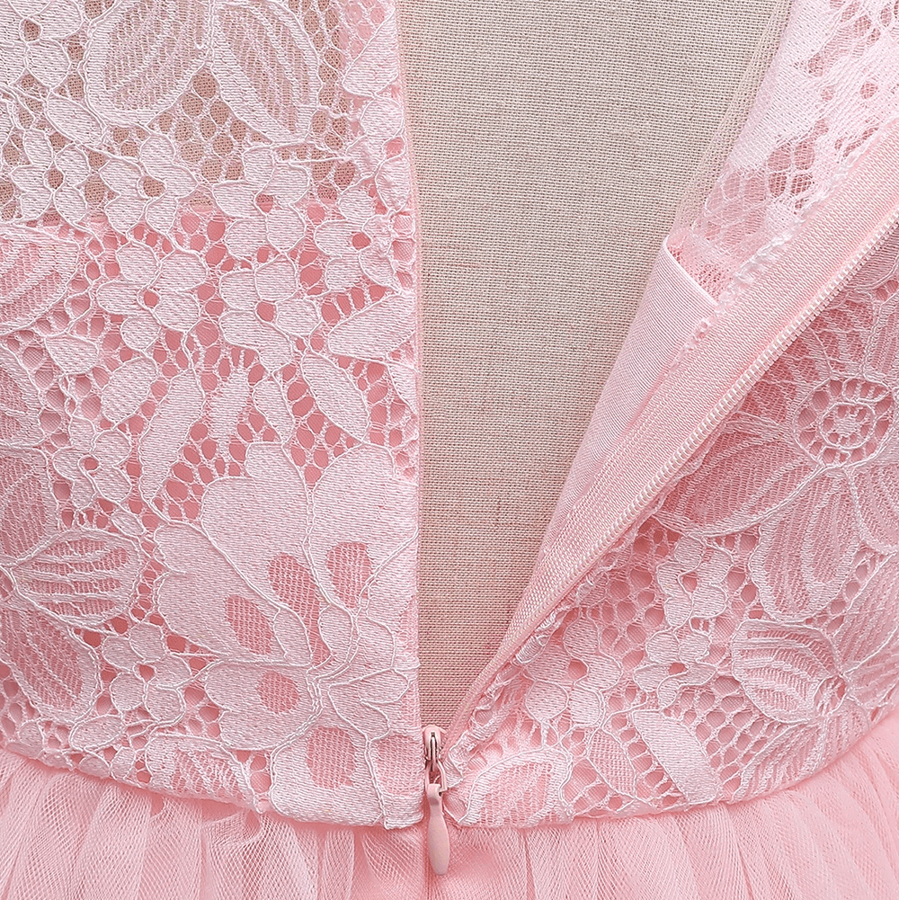 Kids Lace Dress with Long Sleeves