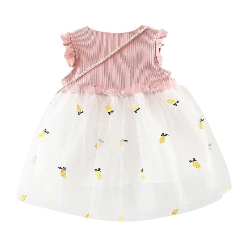 Cute Pineapple Casual Dress