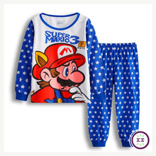 Carregar imagem no visualizador da galeria, Pijama Infantil Manga Longa Super Mario Bros
