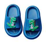 Kids Flip-Flops with Cloud and Animals Design