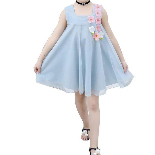 Casual Summer Dress with Floral Design