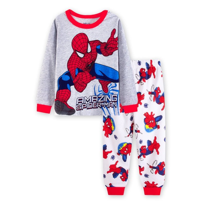 Pijama Infantil Homem-Aranha Manga Longa