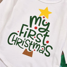 Carregar imagem no visualizador da galeria, Conjunto Body Meu Primeiro Natal - Tamanhos de 3 a 24 meses
