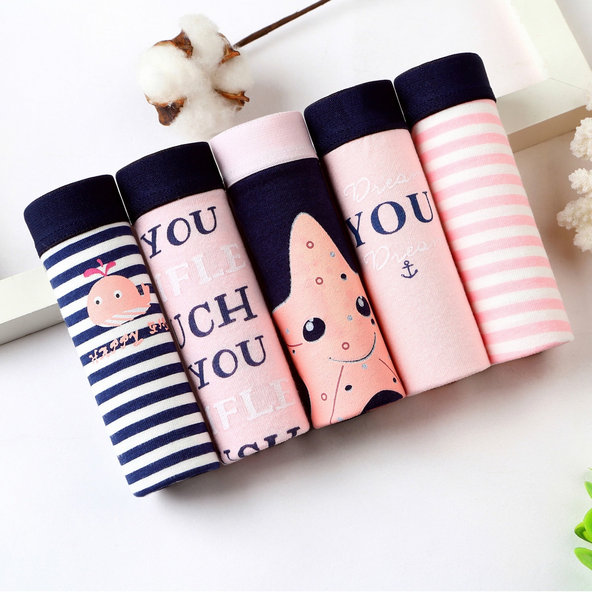 Set of 5 Panties in Various Prints