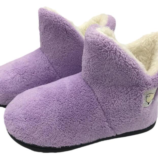 Plush High-Top Slippers