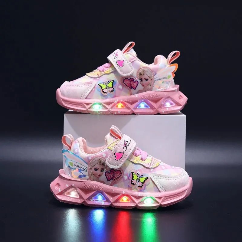 Elsa Frozen Kids' Sneakers with LED Lights