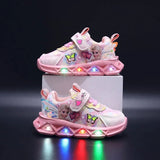 Elsa Frozen Kids' Sneakers with LED Lights