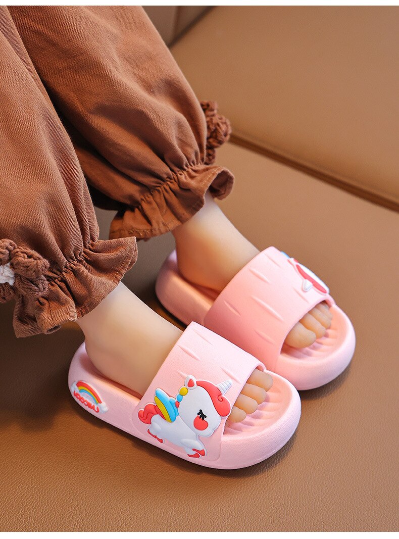 Unicorn Cloud Flip-Flops for Kids