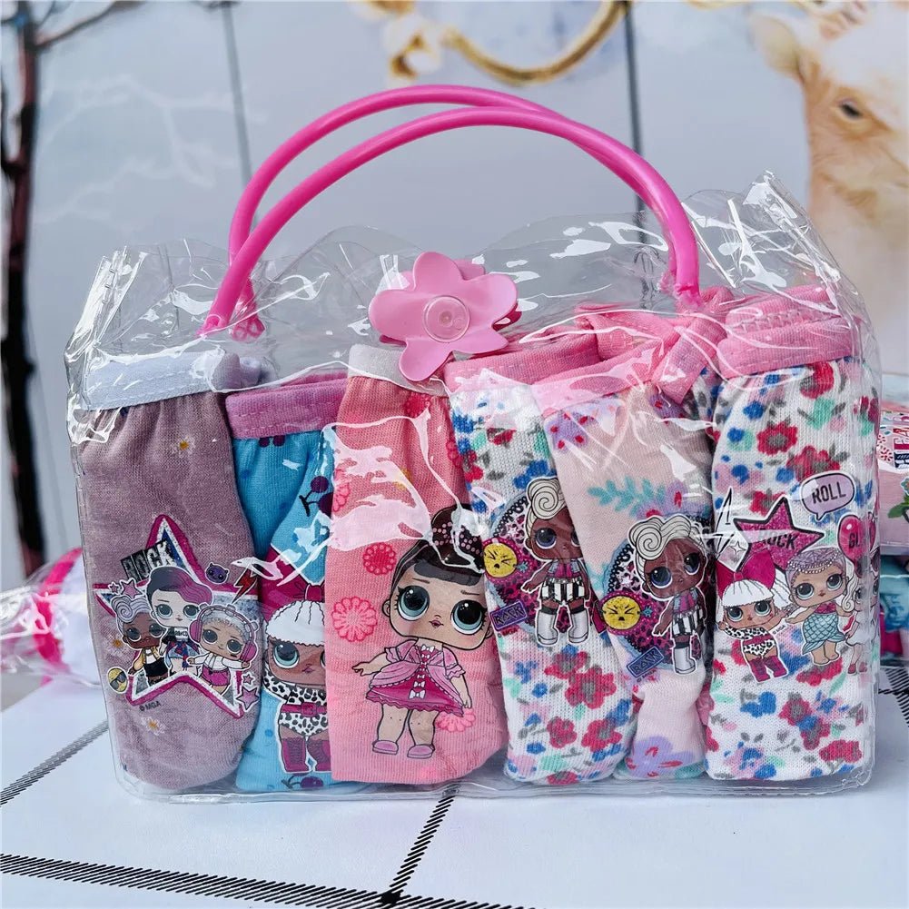 Small bag with 6 Kids panties – Various themes