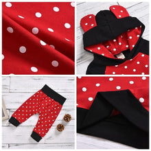 Carregar imagem no visualizador da galeria, Conjunto Moletom Girl com Capuz e Orelhinha - Tamanhos de 0 a 2 anos
