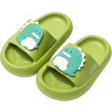 Kids Flip-Flops with Cloud and Animals Design