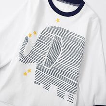 Carregar imagem no visualizador da galeria, Pijama Meia Estação 🐘 Elefante | 100% Algodão | Tam: RN-4 anos
