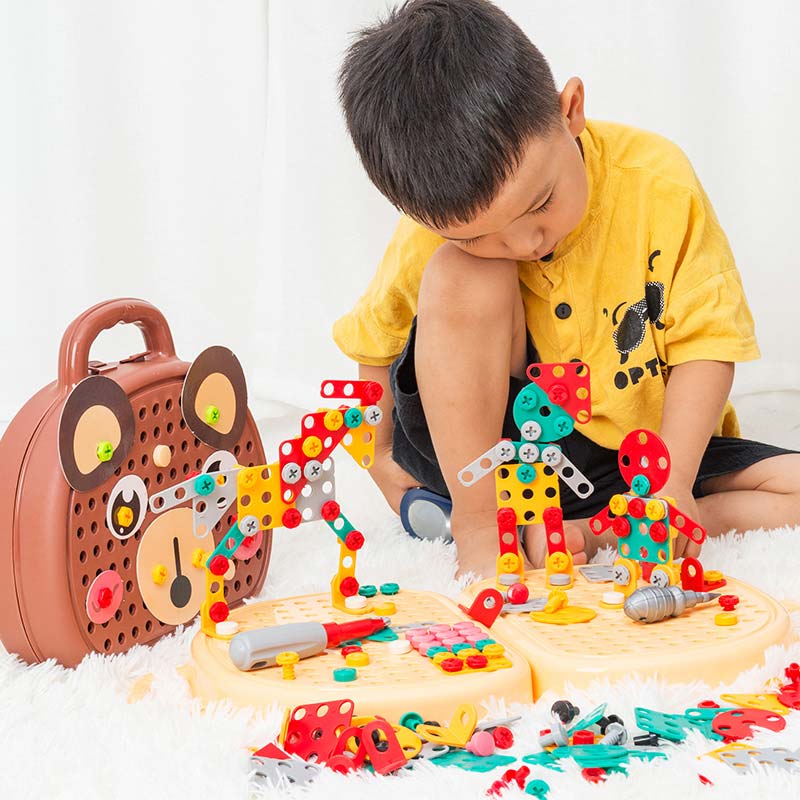 Interactive Kids Toolbox with Drill