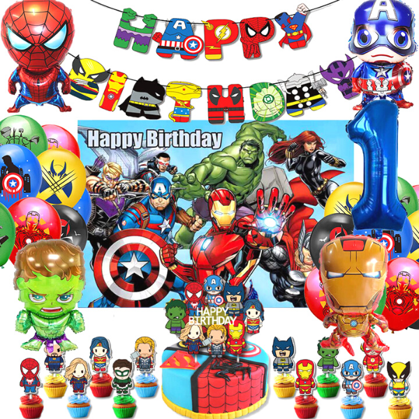 Avengers Birthday Decoration Kit