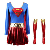 DC SuperGirl Full Set Costume – Adult Cosplay