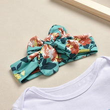 Carregar imagem no visualizador da galeria, Conjunto Floral 3 Peças Love - Tamanhos de 0 a 18 meses
