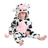Kids Cow Animal Costume Jumpsuit