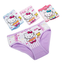Carregar imagem no visualizador da galeria, 4-Pack Calcinhas Infantis #HelloKitty 100% Algodão Tam: 2-10 anos
