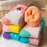 Kit with 5 Pairs of Unisex Plush Kids Socks