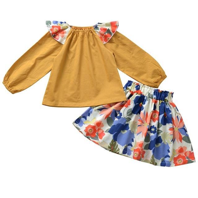 Conjunto Fashion Floral - Tamanhos de 0 a 4 anos