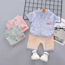 Carregar imagem no visualizador da galeria, Conjunto Boy Flower - Tamanhos 6 meses a 4 anos
