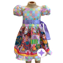 Carregar imagem no visualizador da galeria, Vestido Quadrilha Junino Caipira Colorido Quadriculado Infantil Criança Luxo
