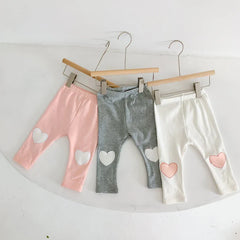 Calça Legging Infantil Feminina Coraçãozinho