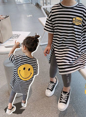 Camiseta Infantil Longa Smiley