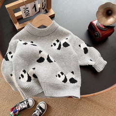 Blusa Infantil Tricô Pandinha