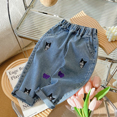 Calça Infantil Jeans Bichinhos