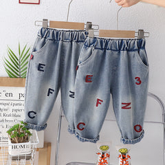 Calça Infantil Jeans Letrinhas