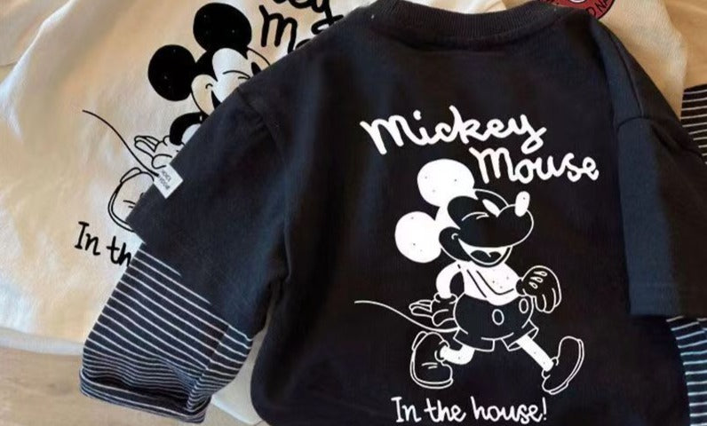 Blusa Infantil Mickey Lístras