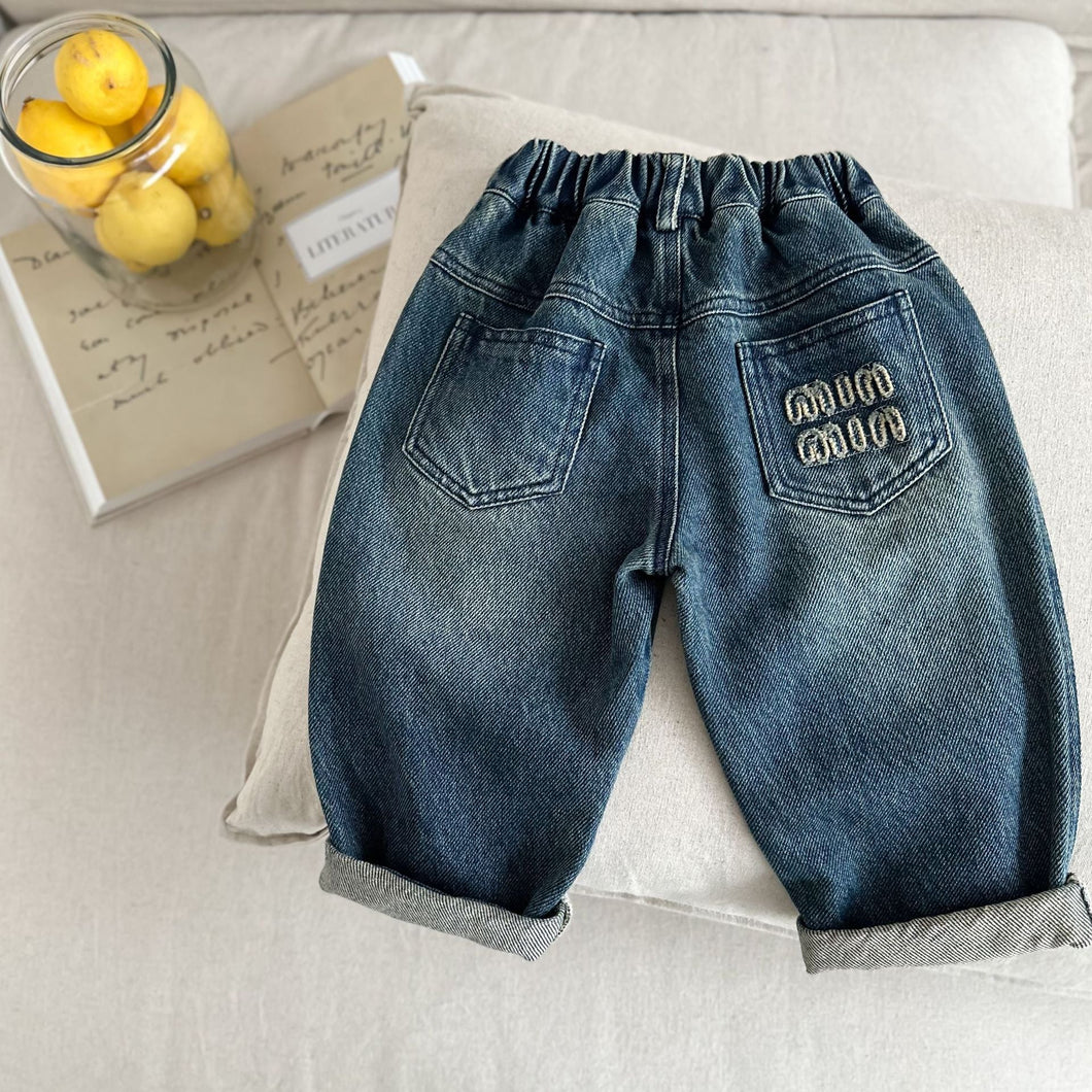 Calça Infantil Jeans M