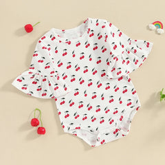 Blusa Infantil Feminina Cerejinhas