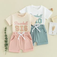 Conjunto Infantil Baseball Bordado