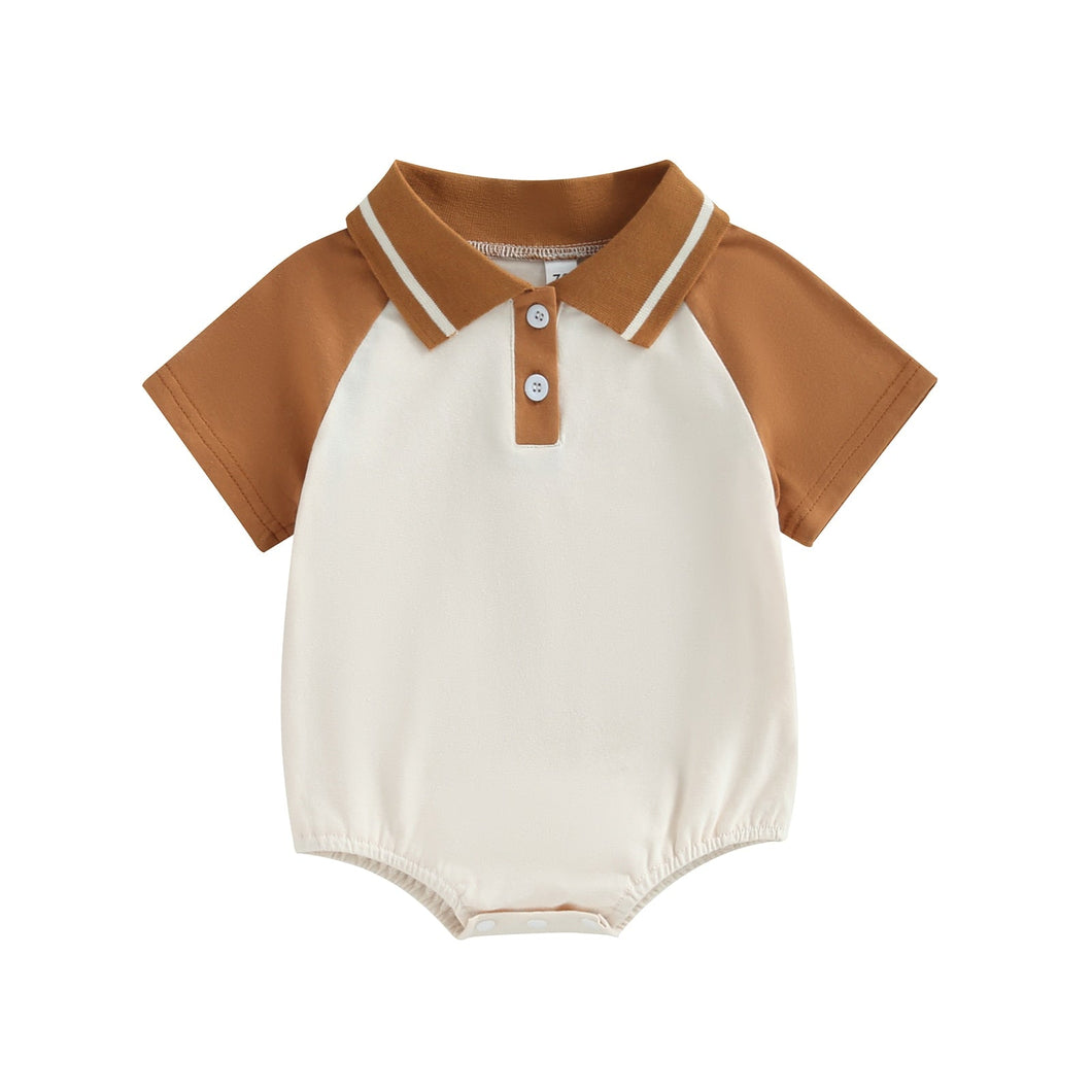 Body Infantil Masculino Marrom Golinha