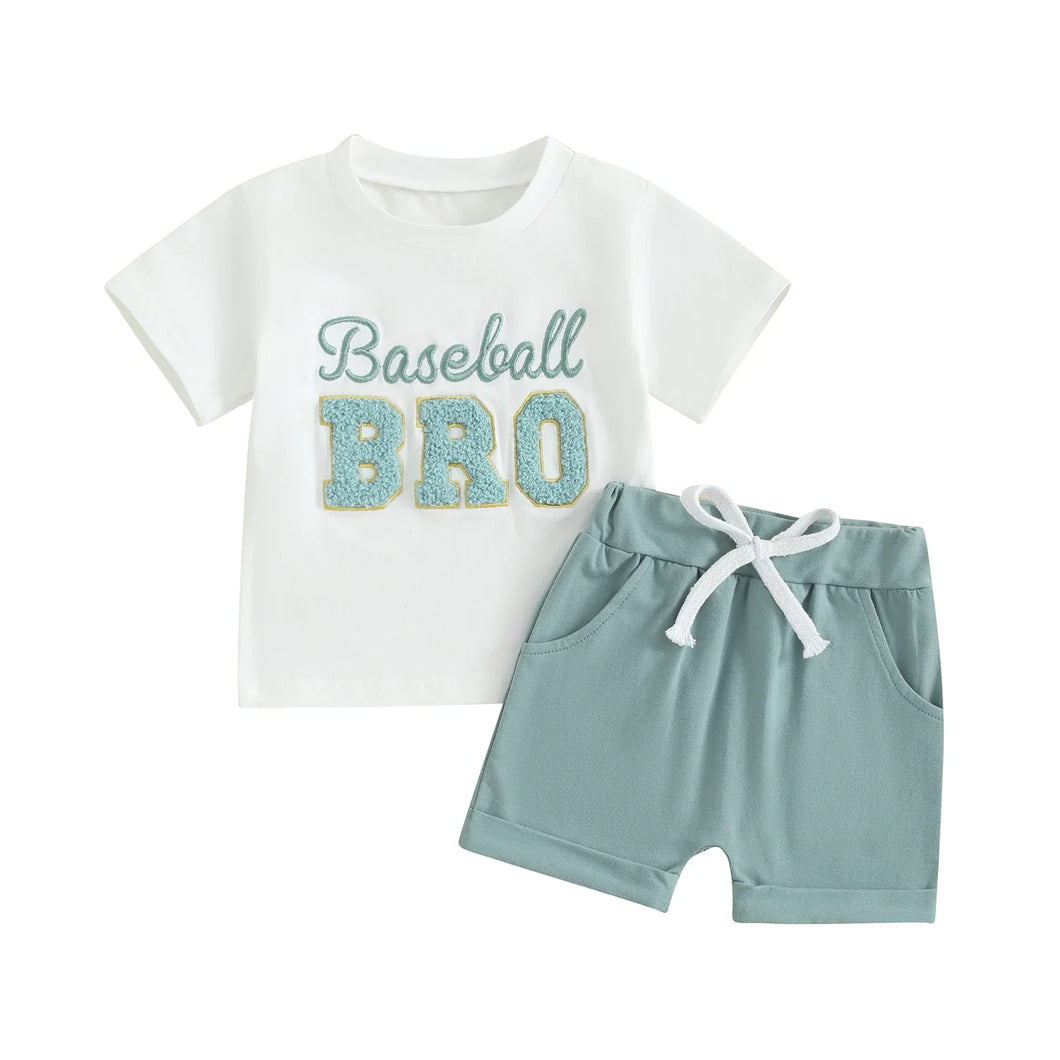 Conjunto Infantil Baseball Bordado