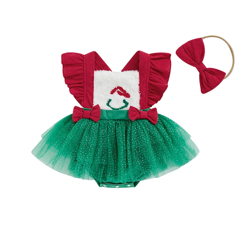 Body Infantil Feminino Natal Lacinhos