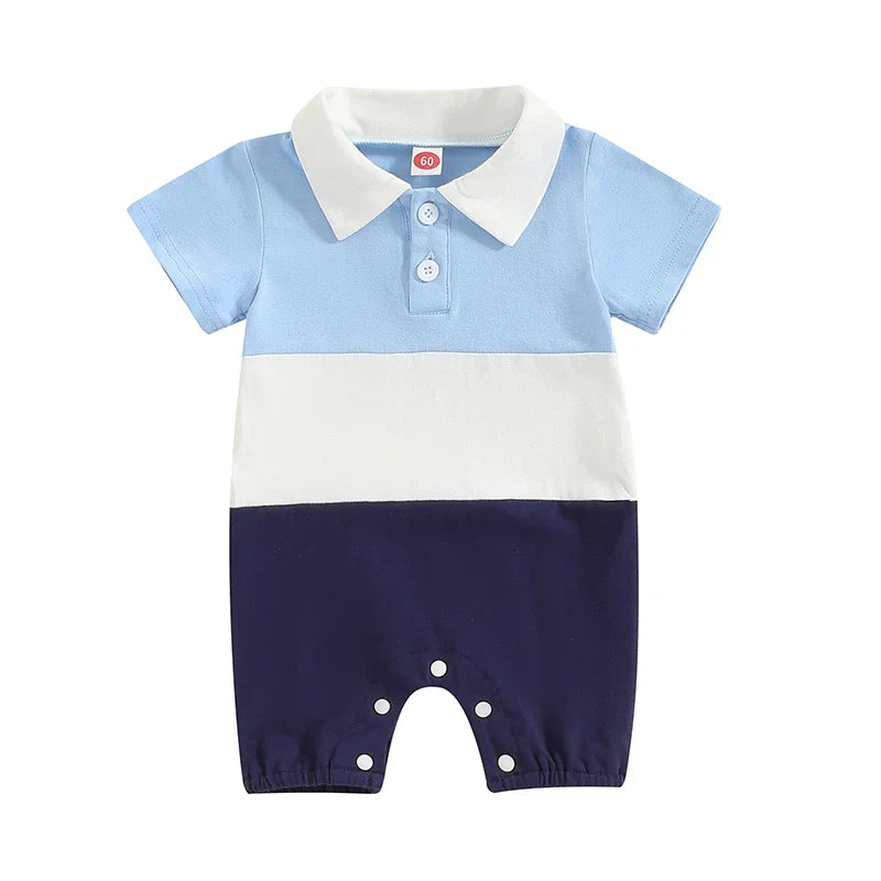 Macaquinho Infantil Masculino Lístras Polo